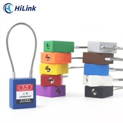 Cáp an toàn màu xanh đậm Loto Padlock
